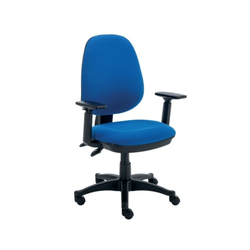 Image of Astin Nesta Operator Chair with Adjustable Arms 590x900x1050mm Royal Blue KF803947