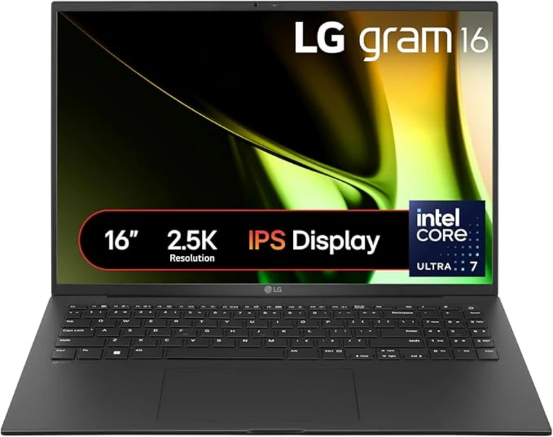 Image of LG gram 16" Laptop - Intel Core Ultra 7, 1TB SSD, 16GB RAM - Black