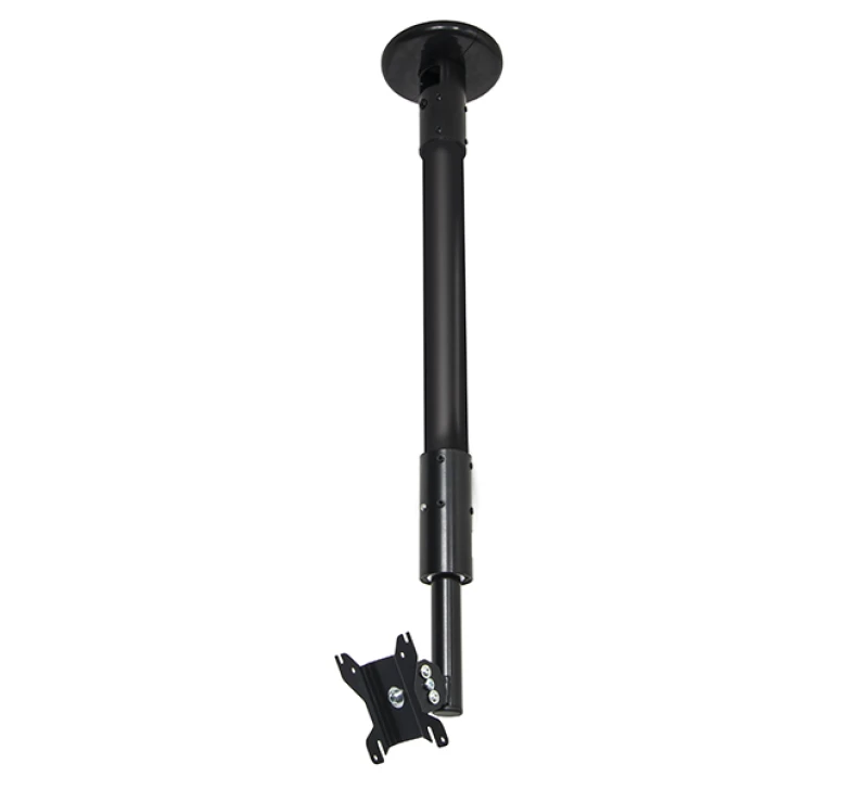 Image of B-Tech B-Tech Flat Screen Ceiling / Desk Mount with Tilt & Swivel (VESA 100) - 1m 50mm Pole BT7553-100/BB
