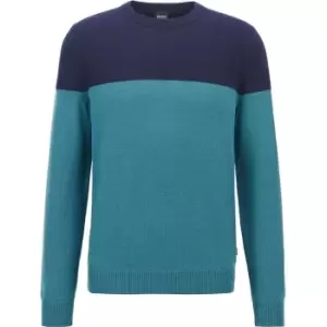 Image of Boss Dilio Crew Neck Jumper - Blue