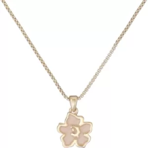 Image of Ted Baker Lilea Magnolia Lillifora Small Enamel Pendant Necklace