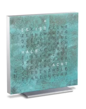 Image of QLOCKTWO Touch Creators Edition Vintage Copper Table Clock