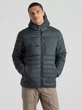 Image of Craghoppers Compresslite Viii Hooded Jacket, Green Size M Men