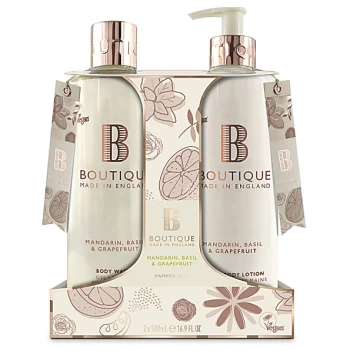 Image of Boutique Mandarin, Basil & Grapefruit Body Care Duo