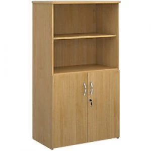 Image of Dams International Combination Unit with Lockable Door and 3 Shelves Universal 800 x 470 x 1440 mm Oak