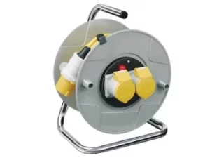 Image of Brennenstuhl Standard AK 260 Cable Reel 110V 50m 16A 2 Socket