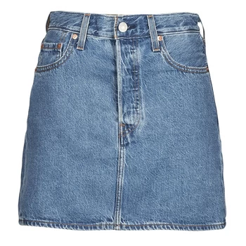 Image of Levis RIBCAGE SKIRT womens Skirt in Blue - Sizes US 29,US 30,US 27,US 26,US 24,US 25,US 31,US 28 / 28