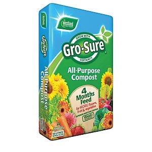 Image of Gro-sure All-Purpose Compost & 4 Month Feed - 50L