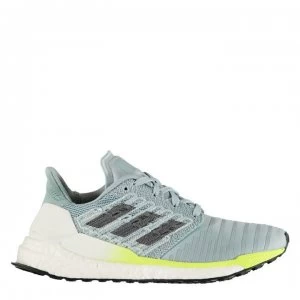Image of adidas SolarBoost Ladies Running Shoes - Grey/Yellow