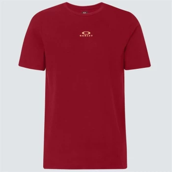 Image of Oakley Bark New T Shirt Mens - Red