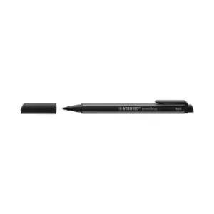 Image of Stabilo PointMax Nylon Sign Pen Black (Pack of 10) 488/46