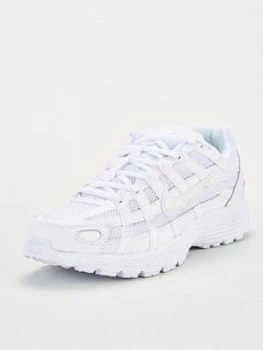 Image of Nike P-6000 - White/Platinum, Size 3, Women