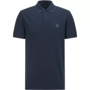 Image of Boss Prime Short Sleeve Polo Shirt - Blue