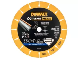 Image of DEWALT Extreme Diamond Metal Cutting Disc 300mm