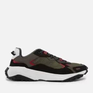 Image of HUGO Go1st Mens Shell and Faux Suede Trainers - UK 7