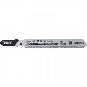 Image of Bosch T150 RIFF Ceramic Cutting Jigsaw Blades Pack of 3