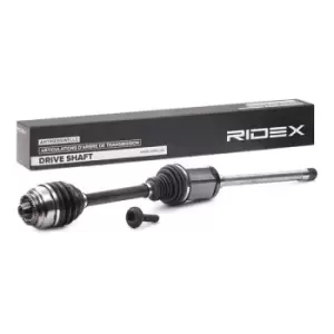 Image of RIDEX Drive shaft BMW 13D0328 31607593044,31607618680,7593044 CV axle,Half shaft,Driveshaft,Axle shaft,CV shaft,Drive axle 7618680