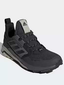 Image of adidas Terrex Trailmaker Gore-tex Hiking Shoes, Black/Grey, Size 12.5, Men