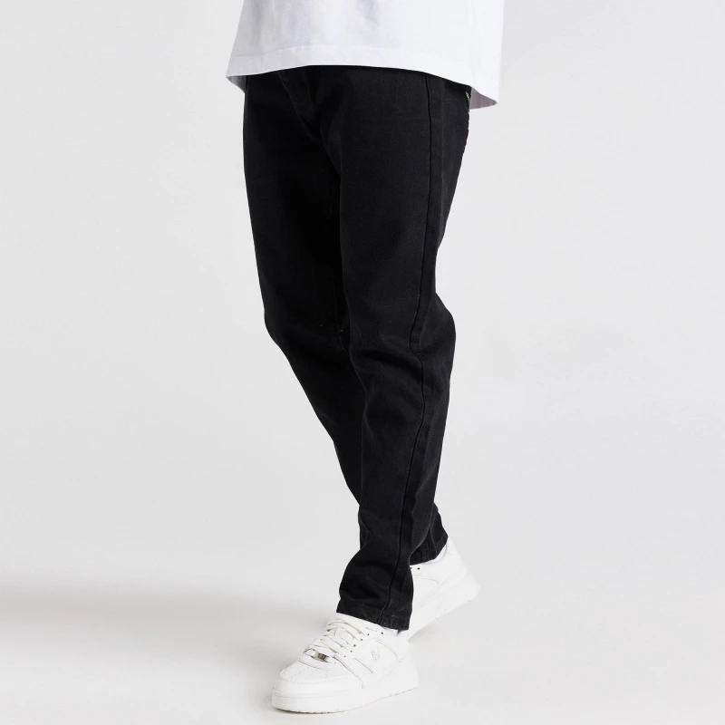 Image of SikSilk Straight Legged Jeans Mens - Black XS