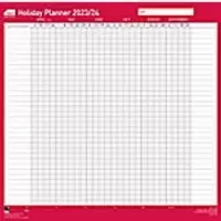 Image of Sasco 2023/24 Fiscal Holiday Year Wall Planner with Wet Wipe Pen & S- you get 10