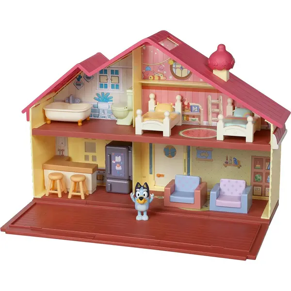 Image of Bluey Heeler Family Home Play set 1 Figure Large Playhouse