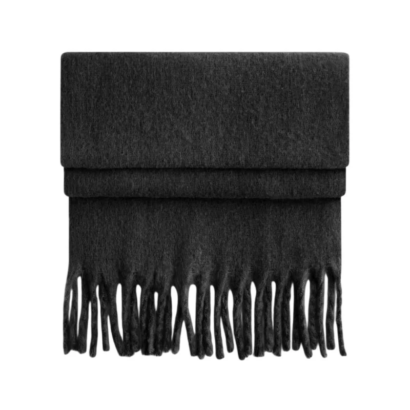 Image of Beechfield Womens Fluffy Scarf in Black Female One Size