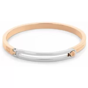 Image of Ladies Tommy Hilfiger Plated Stainless Steel Minimal