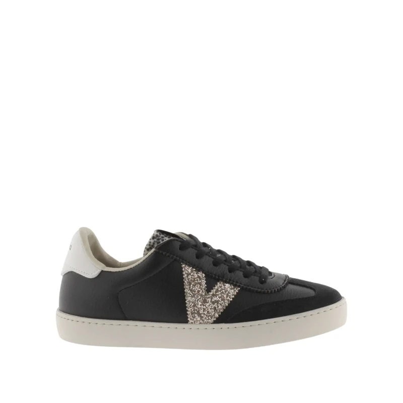 Image of Victoria Womens leather-effect Trainers Victoria Berlin Noir Female 39