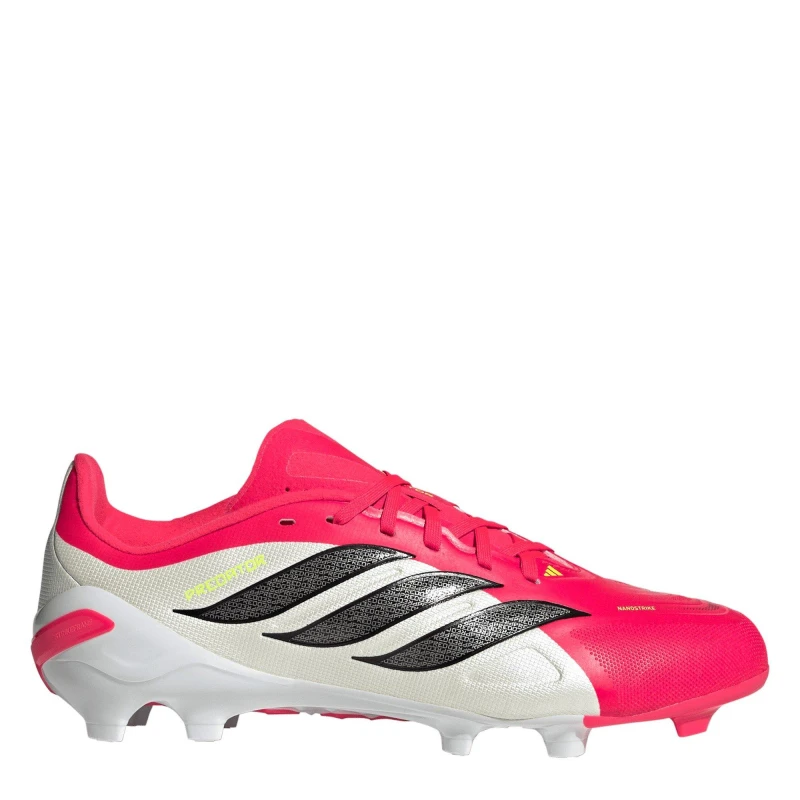 Image of adidas Kids adidas Predator League Firm Ground Football Boots Red/Blk/White male 3 (35.5)