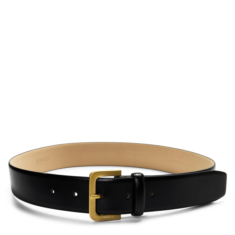 Image of Hugo Womens Zana Leather Belt Black female 70