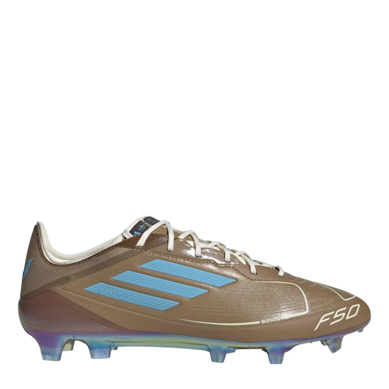 Image of adidas Unisex Adults Messi Elite F50 Firm Ground Football Boots Crdbrd/Crm/Cyan unisex 7 (40.7)
