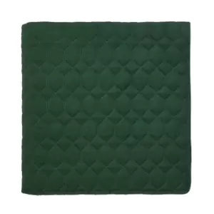 Image of Sanderson Jackfruit Quilted Throw, Fig & Olive