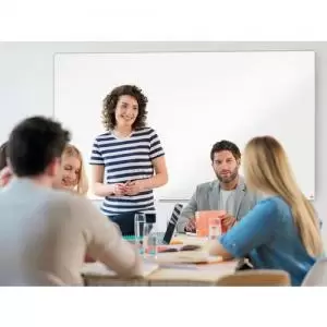 Image of Nobo Impression Pro Enamel Magnetic Whiteboard 1800x900mm White