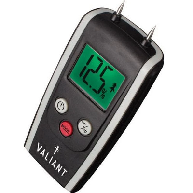 Image of Valiant Digital Moisture Meter for Firewood, Timber and Brickwork Black