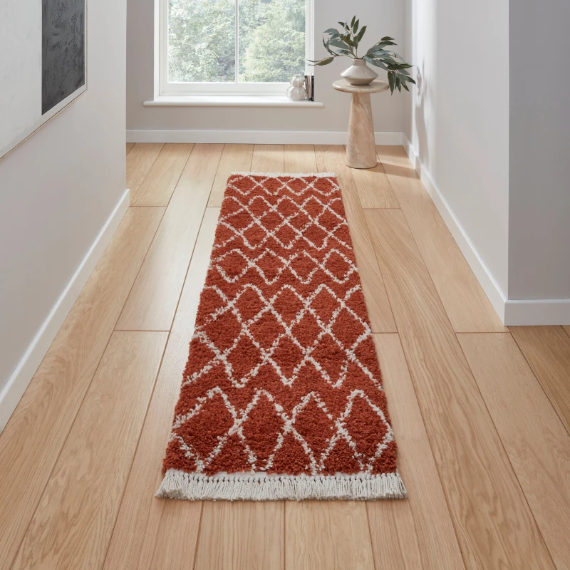 Image of Boho Berber Style Runner Rug