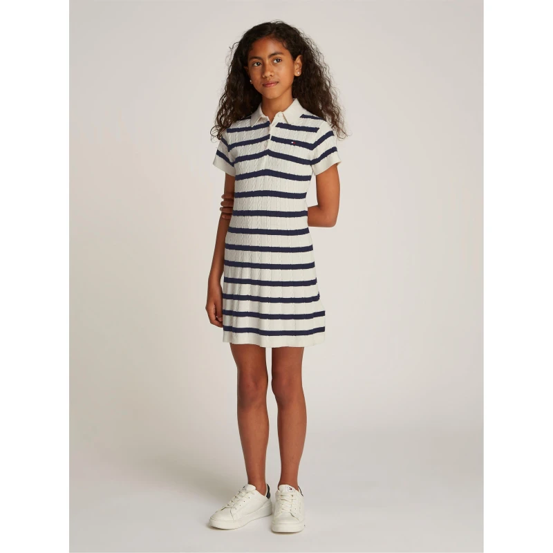 Image of Tommy Hilfiger SWEATER DRESS SS - Multi Multi 8 - 9 Years
