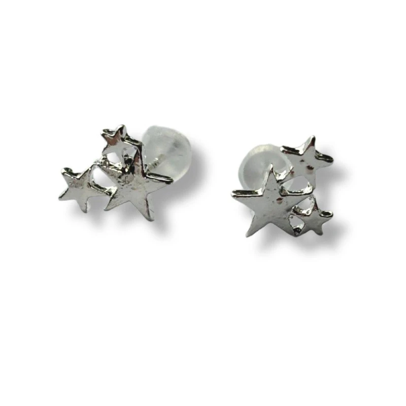 Image of Aye Do Gifts Star Burst Silver Stud Earrings - NP-STDBstar Silver female One Size