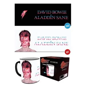 Image of David Bowie Aladdin Sane Heat Change Mug