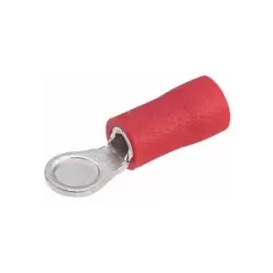 Image of Red 3.7mm Ring Terminal Pack of 100 - Truconnect