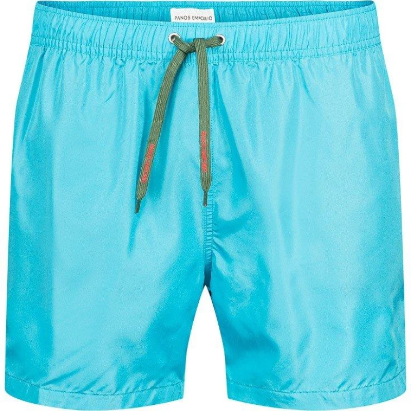 Image of Panos Emporio Luxe Swimming Shorts - Blue Blue M