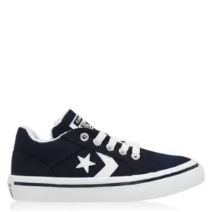 Image of Converse Distrito Canvas Low Trainers - Blue