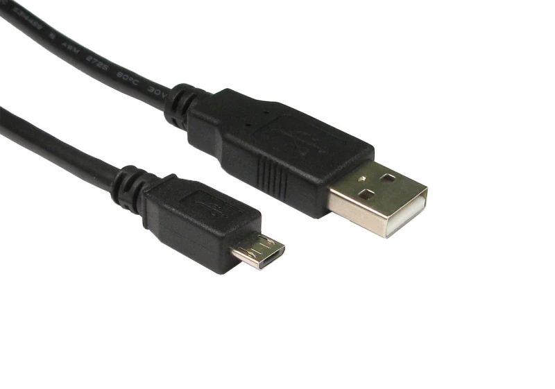 Image of Cables Direct USB 2.0 Micro B. 3m USB cable USB A Micro-USB B Black