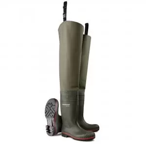 Image of Acifort Thigh Wader Full Safety Green 07