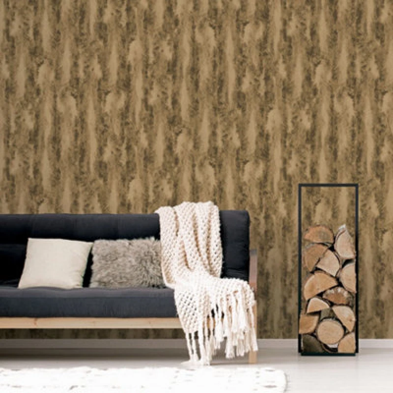 Image of Galerie Organic Textures Brown Chinchilla Fur Textured Wallpaper