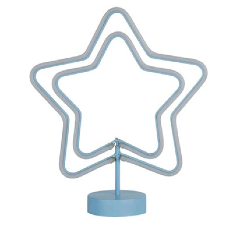 Image of Lighting Collection Colombo LED Star Table Lamp