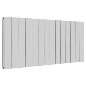 Image of Towelrads White Ascot Double Horizontal Designer Radiator - 600 x 1227mm