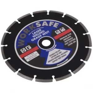 Image of Worksafe WDT230 Asphalt/Tarmac Diamond Blade Ø230 x 22mm