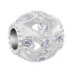 Image of Chamilia Princess Heart Accent Charm with Crystal