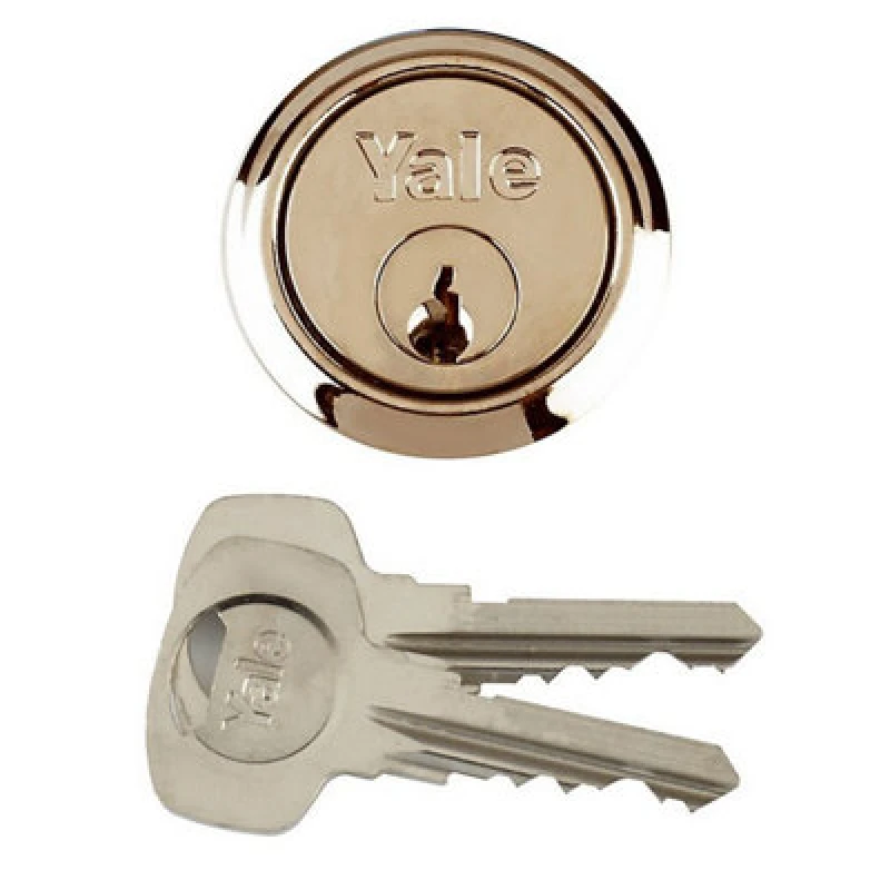 Image of Yale Replacement Rim Cylinder Lock Br (One Size)