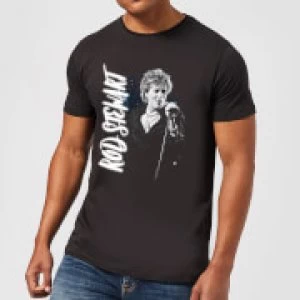 Image of Rod Stewart Poster Mens T-Shirt - Black